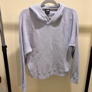 The North Face Light blue Waffle Knit Pullover
